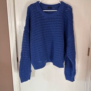 GAP Royal Blue Women's Crew Neck Sweater